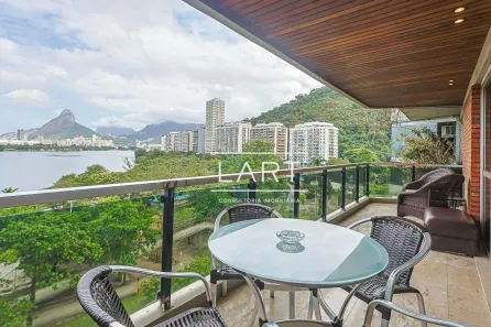 Apartamento com 3 Quartos para alugar, 160m² no Lagoa, Rio de Janeiro