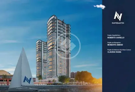 Apartamento com 3 Quartos à venda, 227m² no Ponta da Praia, Santos