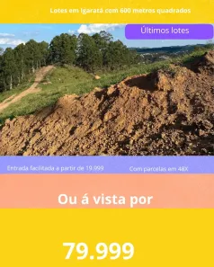Lote/Terreno à venda, 600m² no Centro, Igaratá