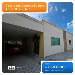 Casa com 3 Quartos à venda, 161m² no Planalto, Manaus