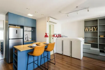 Flat com 1 Quarto para alugar, 35m² no Vila Olímpia, São Paulo