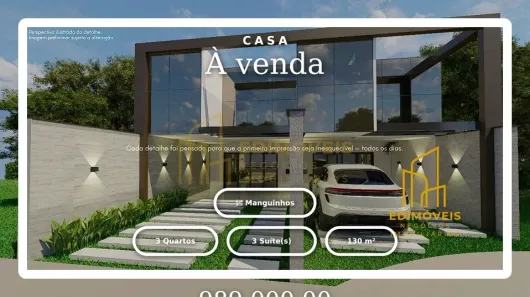 Casa com 3 Quartos à venda, 130m² no Manguinhos, Serra