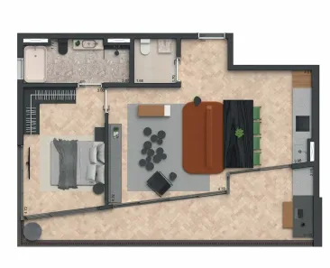 Apartamento com 1 Quarto à venda, 88m² no Jardim Paulista, São Paulo