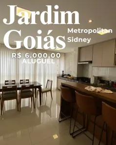 Apartamento com 3 Quartos para alugar, 100m² no Jardim Goiás, Goiânia