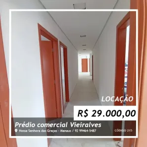 Prédio Comercial para alugar, 200m² no Nossa Senhora das Graças, Manaus