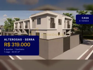 Casa com 2 Quartos à venda, 43m² no Alterosas, Serra
