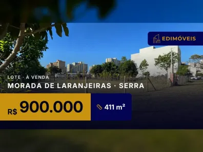 Lote/Terreno à venda, 411m² no Morada de Laranjeiras, Serra