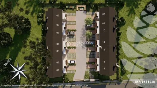 Casa de Condomínio com 2 Quartos à venda, 76m² no Carazal, Gramado