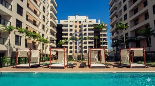 Apartamento com 3 Quartos para alugar, 92m² no Balneário, Florianópolis