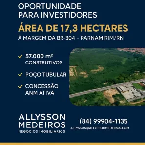 Lote/Terreno à venda, 167366m² no Encanto Verde, Parnamirim