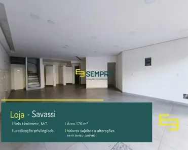 Ponto Comercial para alugar, 170m² no Savassi, Belo Horizonte