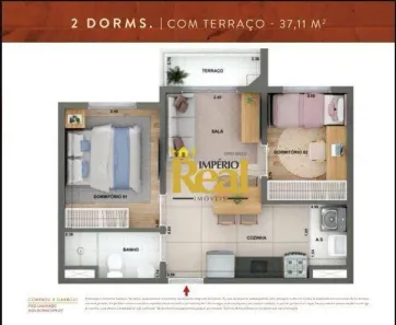 Apartamento com 2 Quartos à venda, 37m² no Freguesia do Ó, São Paulo