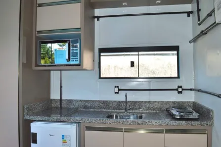 Apartamento com 1 Quarto para alugar, 18m² no Itacorubi, Florianópolis