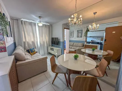 Apartamento com 2 Quartos para alugar, 57m² no Ponta de Campina, Cabedelo