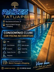 Apartamento com 2 Quartos para alugar, 68m² no Tatuapé, São Paulo