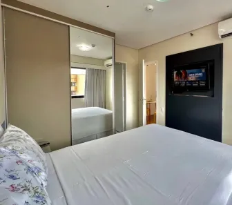 Apartamento com 1 Quarto para alugar, 35m² no Indianópolis, São Paulo