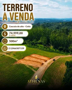 Lote/Terreno à venda, 500m² no dos Mendes (Caucaia do Alto), Cotia
