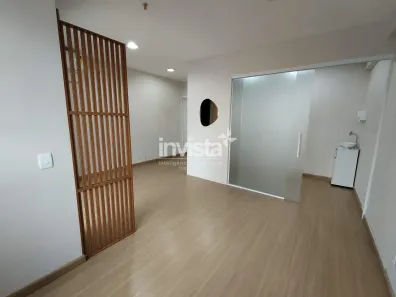 para alugar, 42m² no Vila Mathias, Santos