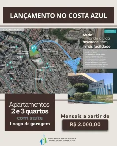 Apartamento com 2 Quartos à venda, 53m² no Costa Azul, Salvador