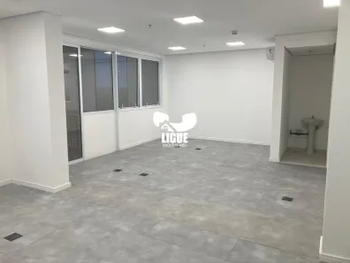 Sala Comercial para alugar, 66m² no Novo Homero Thon, Santo André