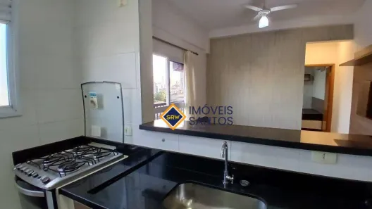 Apartamento com 1 Quarto para alugar, 42m² no Encruzilhada, Santos