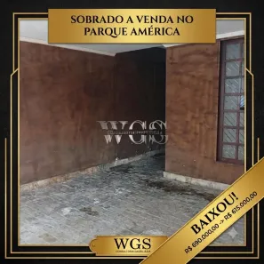 Sobrado com 3 Quartos à venda, 190m² no Parque América, São Paulo