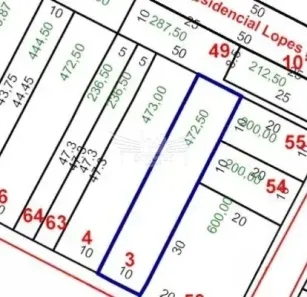 Lote/Terreno à venda, 247m² no Vila Príncipe de Gales, Santo André