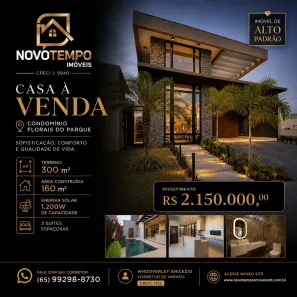 Casa de Condomínio com 3 Quartos à venda, 160m² no Jardim Itália, Cuiabá