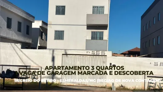 Apartamento com 3 Quartos à venda, 60m² no Recreio do Retiro, Esmeraldas