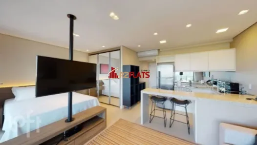 Flat com 1 Quarto para alugar, 40m² no Pinheiros, São Paulo
