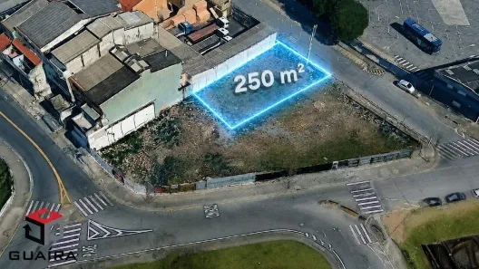 Lote/Terreno à venda, 250m² no Jardim Las Vegas, Santo André