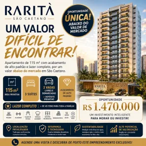 Apartamento com 3 Quartos à venda, 115m² no Centro, São Caetano do Sul