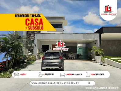 Casa de Condomínio com 3 Quartos à venda, 300m² no Tarumã, Manaus