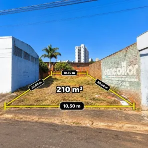 Lote/Terreno à venda, 210m² no Jardim Fuscaldo, São José do Rio Preto