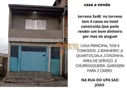 Casa com 6 Quartos à venda, 200m² no Cidade Soberana, Guarulhos