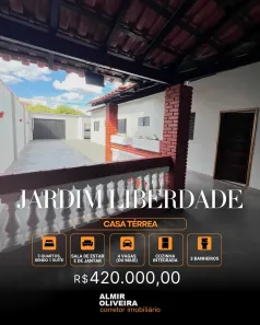 Casa com 3 Quartos à venda, 132m² no Jardim Liberdade, Sertãozinho