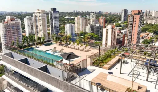Apartamento com 2 Quartos à venda, 43m² no Santo Amaro, São Paulo