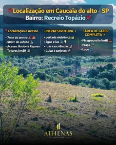 Lote/Terreno à venda, 500m² no Jardim São Luiz (Caucaia do Alto), Cotia