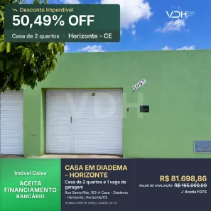 Casa com 2 Quartos à venda, 76m² no Diadema, Horizonte