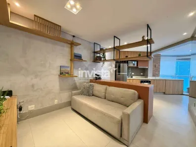 Apartamento com 1 Quarto para alugar, 45m² no Pompéia, Santos