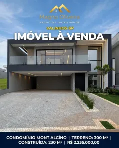 Casa de Condomínio com 3 Quartos à venda, 235m² no Roncáglia, Valinhos