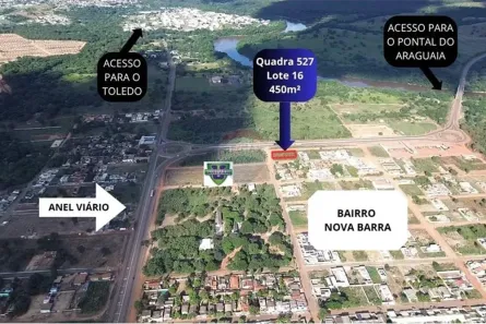 Lote/Terreno à venda, 450m² no Jardim Nova Barra do Garças, Barra do Garças