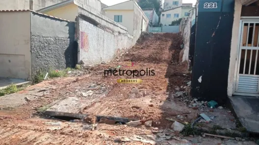 Lote/Terreno à venda, 280m² no Vila Humaitá, Santo André