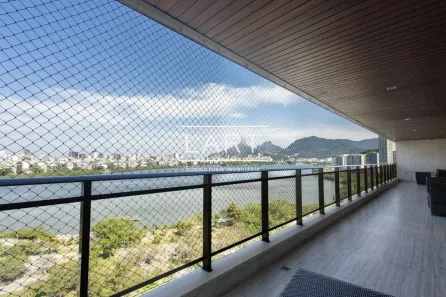 Apartamento com 4 Quartos para alugar, 390m² no Lagoa, Rio de Janeiro