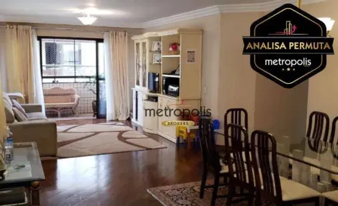 Apartamento com 3 Quartos à venda, 168m² no Santa Paula, São Caetano do Sul