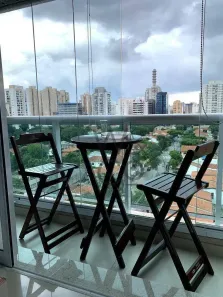 Apartamento com 1 Quarto para alugar, 37m² no Brooklin Paulista, São Paulo