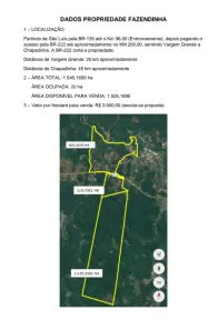 Fazenda/Sítio à venda, 15500000m² no , Vargem Grande