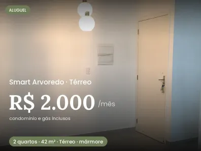 Apartamento com 2 Quartos para alugar, 42m² no Da Paz, Manaus