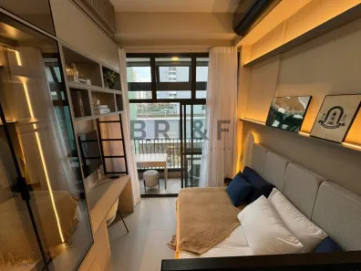 Apartamento com 1 Quarto para alugar, 27m² no Santo Amaro, São Paulo