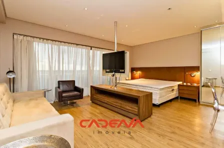 Apartamento com 1 Quarto para alugar, 48m² no Centro, Curitiba